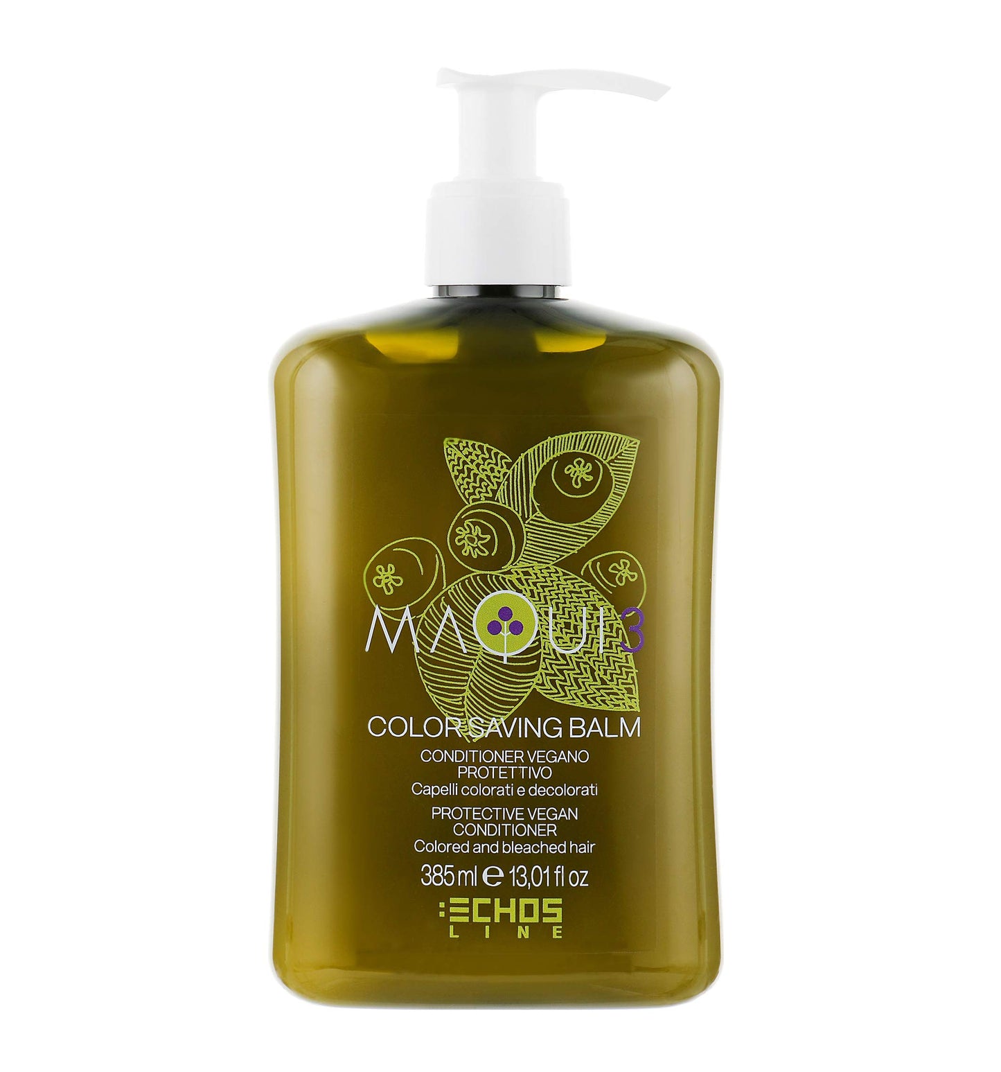 ECHOS LINE Echosline Maqui 3 Protective Vegan Conditioner, 385 ml./13.01 fl.oz.