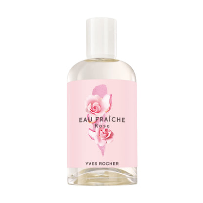 Yves Rocher EAU FRAICHE COLLECTION Rose EDT Spray for Women, Fragrance Fresh Scent Delicately, 100 ml./3.3 fl.oz.