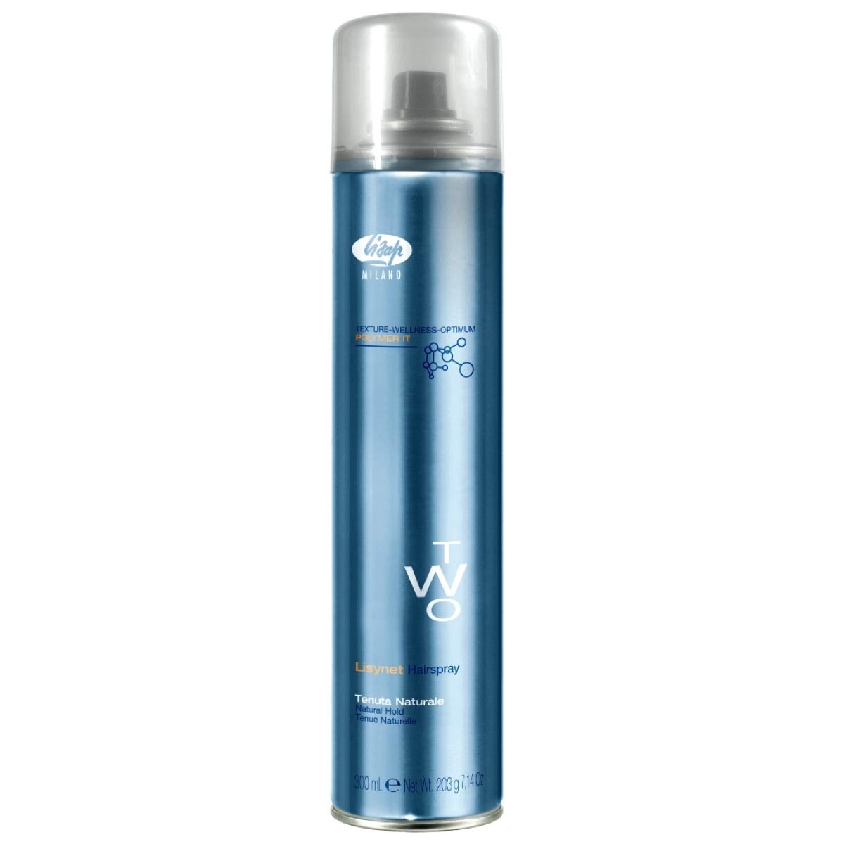 Lisap Lisynet Two Eco Natural Hairspray, 300 ml./10.1 fl.oz.