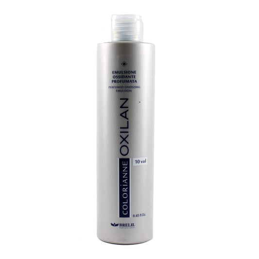 Brelil Colorianne Oxilan Oxidizing Emulsion Soft Perfumed Cream Developer, 250 ml./8.45 fl.oz. (10 vol. (3%))