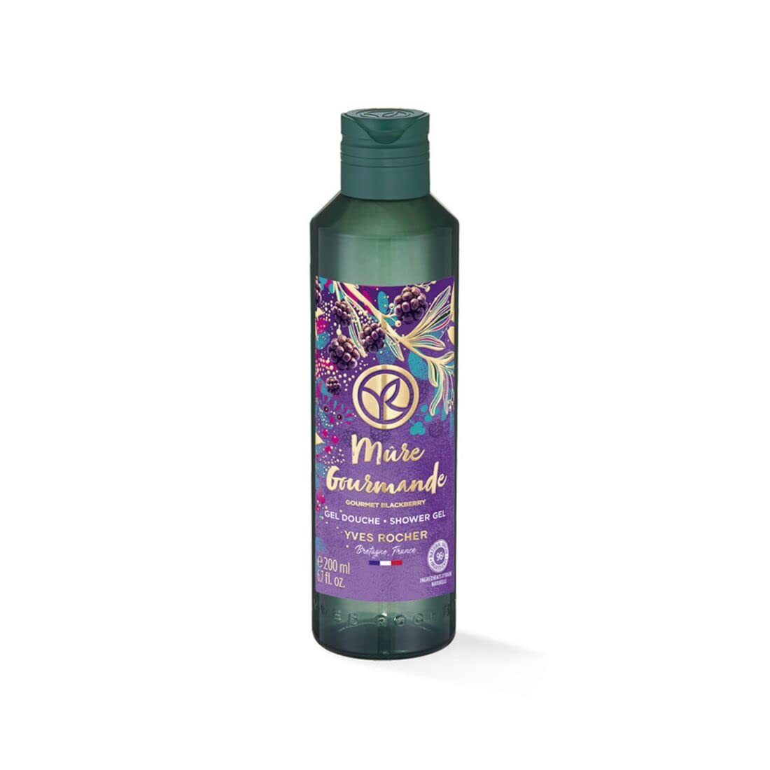 Yves Rocher Gourmet Blackberry Bath & Shower Gel, 200 ml./6.7 fl.oz.