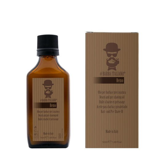 Barba Italiana Remo Beard Oil for Men 50ml/1.69flOz - Nourishing and Softening