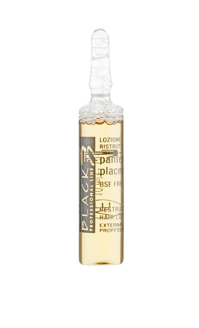 Black Professional Line Panthenol & Placenta Restructuring Hair Lotion, 6x10 ml./0.33 fl.oz.