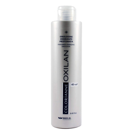 Brelil Colorianne Oxilan Oxidizing Emulsion Soft Perfumed Cream Developer, 250 ml./8.45 fl.oz. (40 vol. (12%))