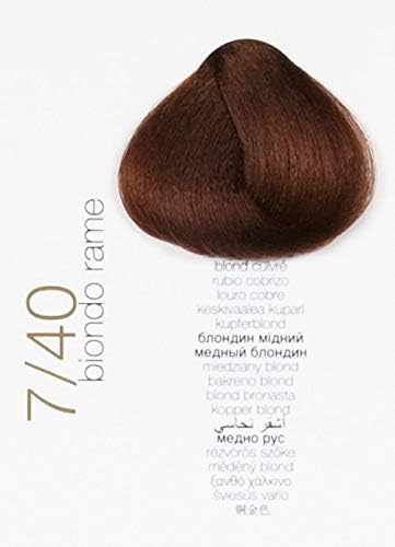 Brelil Colorianne Prestige Technologically Advanced Cream Dyeing Treatment Hydra Color Technology, Copper Blonde, 100 ml./3.38 fl.oz. (7/40)