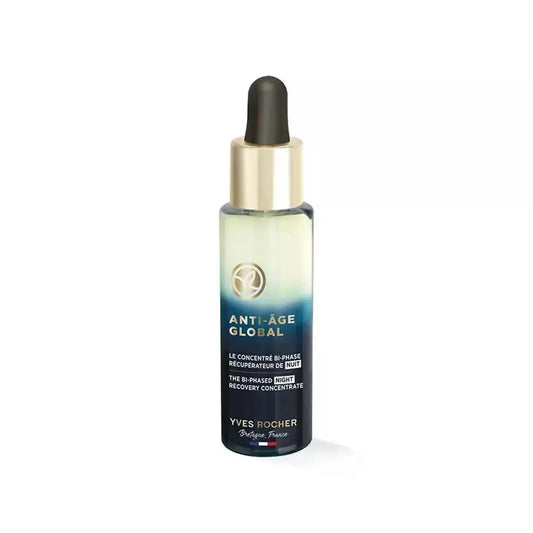 Yves Rocher Yves Rocher Anti-Age Global Biphasic Night Restorative Concentrate Serum Mature Skin Anti Wrinkles - 30 ml. / 1 fl.oz.