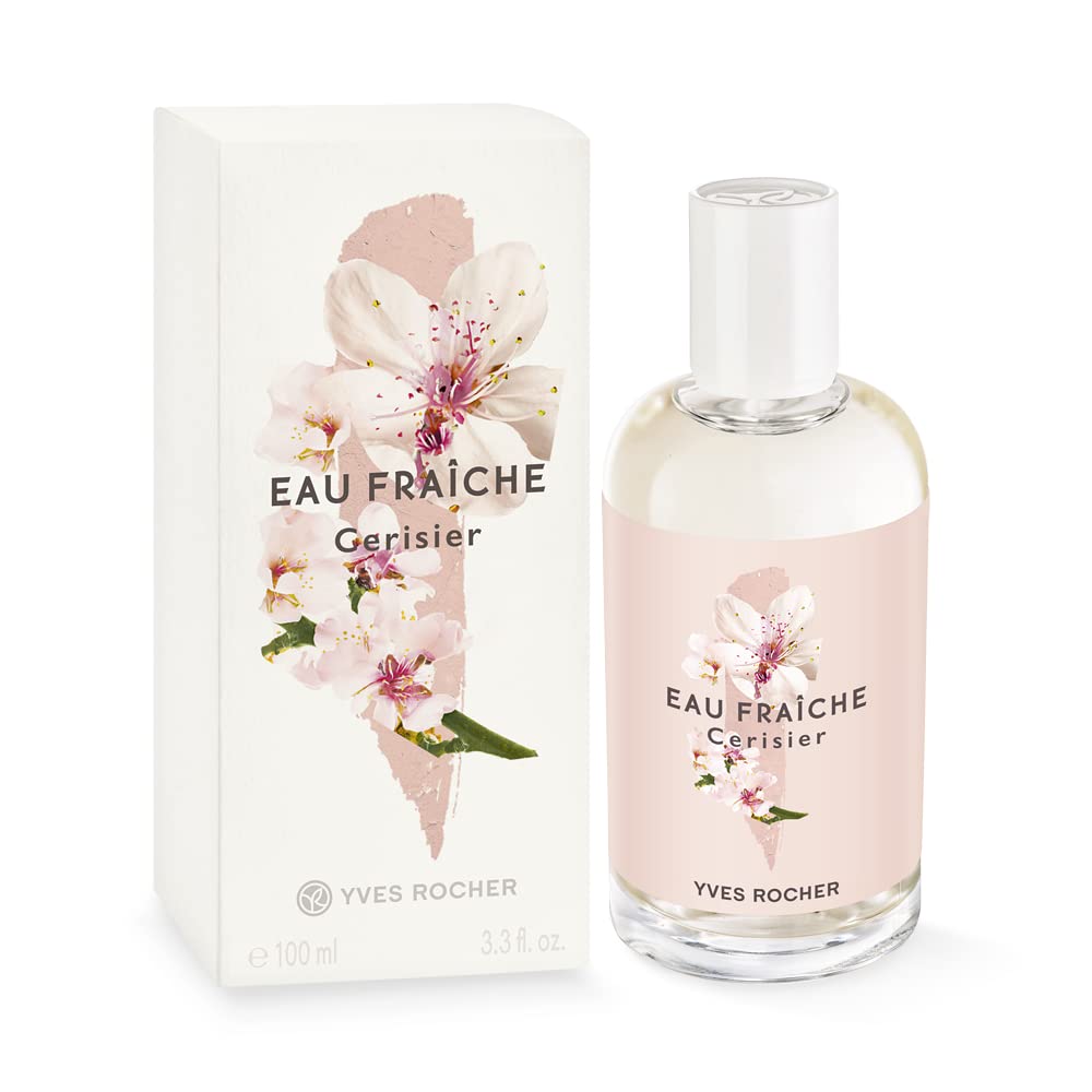 Yves Rocher Cherry Blossom, cherry bloom, Eau de Toilette and Shower Gel for Women (Set)