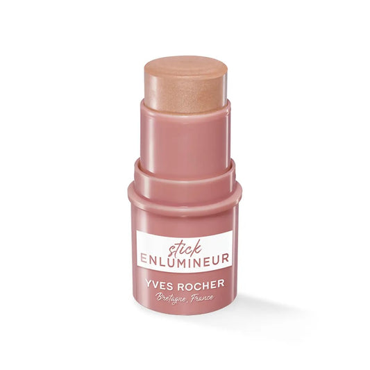 Yves Rocher Stick Highlighter with Coconut Oil Luminous Glow Creamy Texture Easy Blend Natural Radiance Long-Lasting Makeup 4.8g / 0.17oz