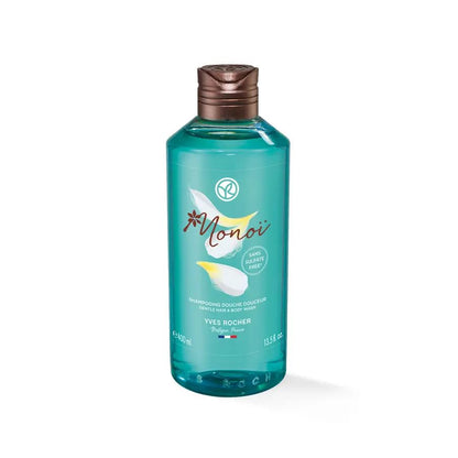 Yves Rocher Monoï de Tahiti Monoi Moisturizing Body Hair Gel Coconut and Tiare Scent All Skin Types 400 ml./13.5 fl.oz.