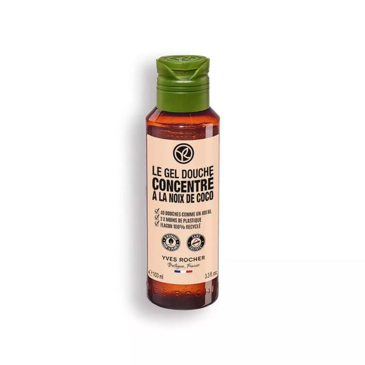 Yves Rocher Concentrated Moisturizing Coconut Shower and Bath Body Gel - 100 ml. / 3.3 fl.oz.