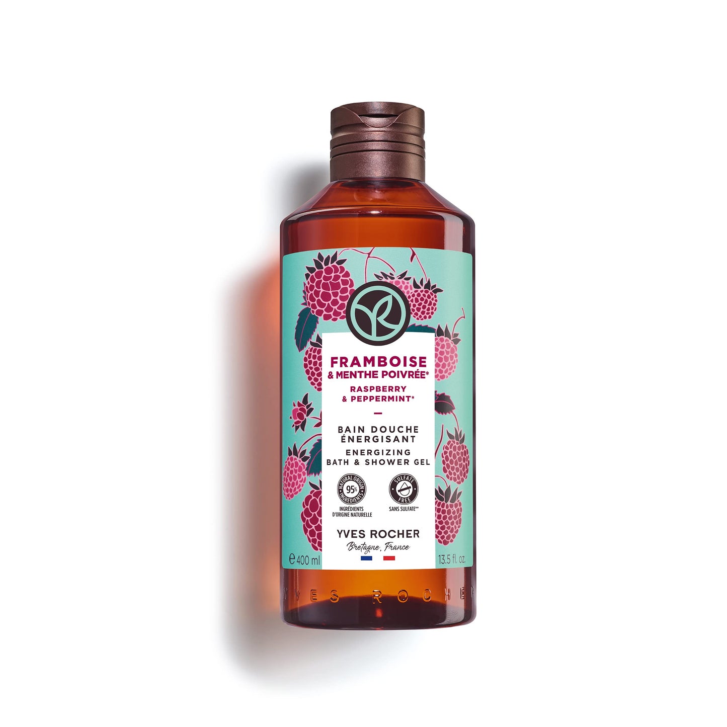 Yves Rocher Bath and Shower Body Gel 400 ml. / 13.5 fl.oz. - 200 ml. / 6.7 fl.oz.