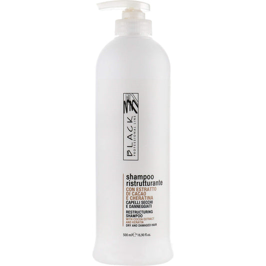 Black Professional Line Chocolate & Keratin Shampoo, 500 ml./16.9 fl.oz.