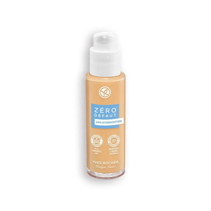 Yves Rocher Moisturising Tonal Foundation Zero Flaws 24 hours Women Every Day Make Up - 30 ml. / 1 fl.oz.
