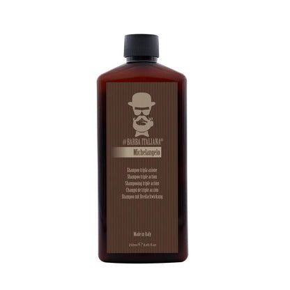 Barba Italiana Michelangelo Trivalent Shampoo for Men - Triple Action Formula